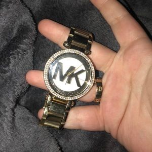 Gold Michael Kors watch